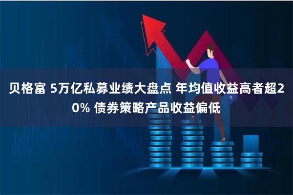 贝格富 5万亿私募业绩大盘点 年均值收益高者超20% 债券策略产品收益偏低